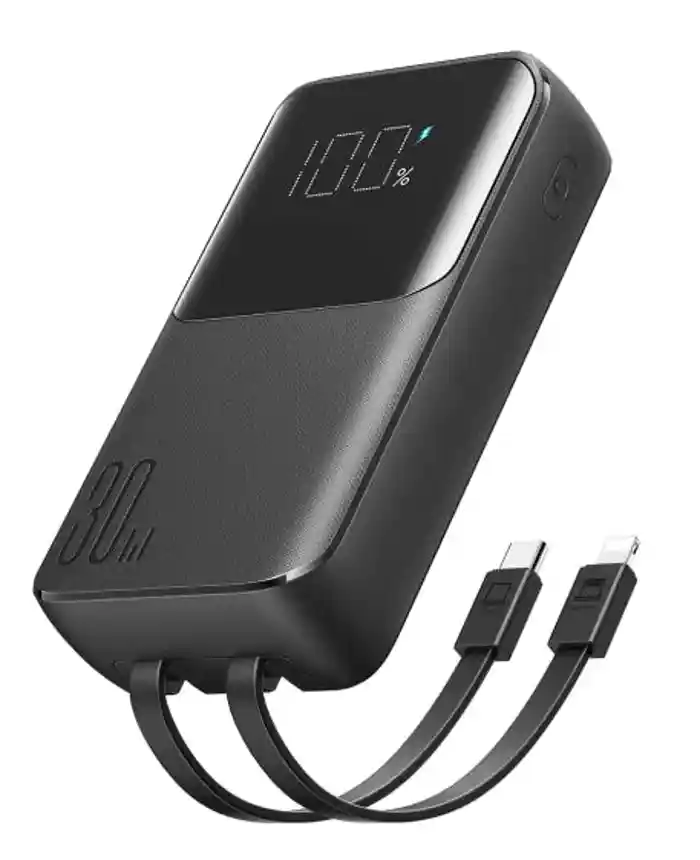 Joyroom JR-PBC06 30W 10000mAh Mini Power Bank with Dual Cables